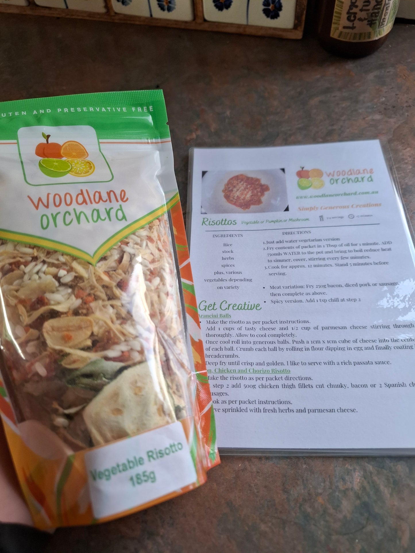 Vegetable Risotto Dehydrated Australian Hike Food