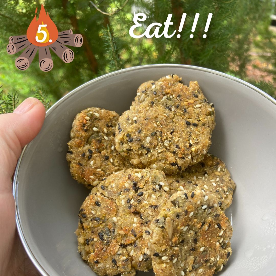 Organic Almond and Turmeric Pattie