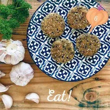 Organic Polenta Garlic Pattie image 0