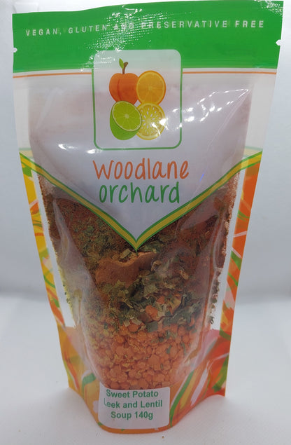 Sweet Potato, Leek and Lentil Soup Dehydrated Australian Hike Food