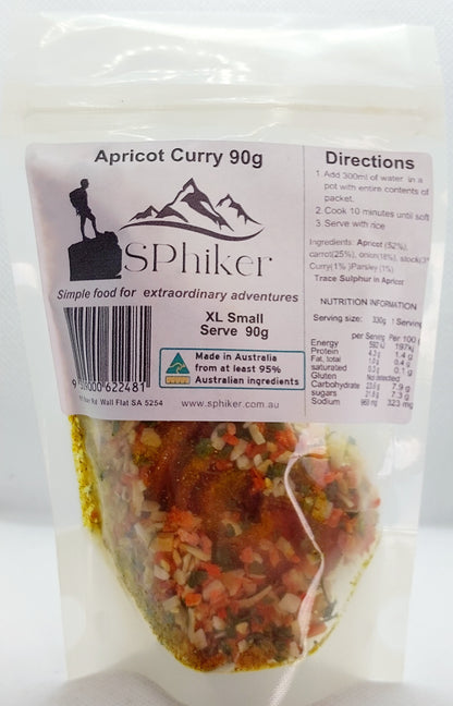 Apricot Curry Dehydrated Australian Hike Food