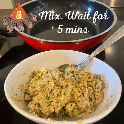 Organic Almond and Turmeric Pattie