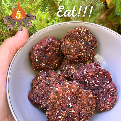Organic Beetroot Dill and Lentil Pattie