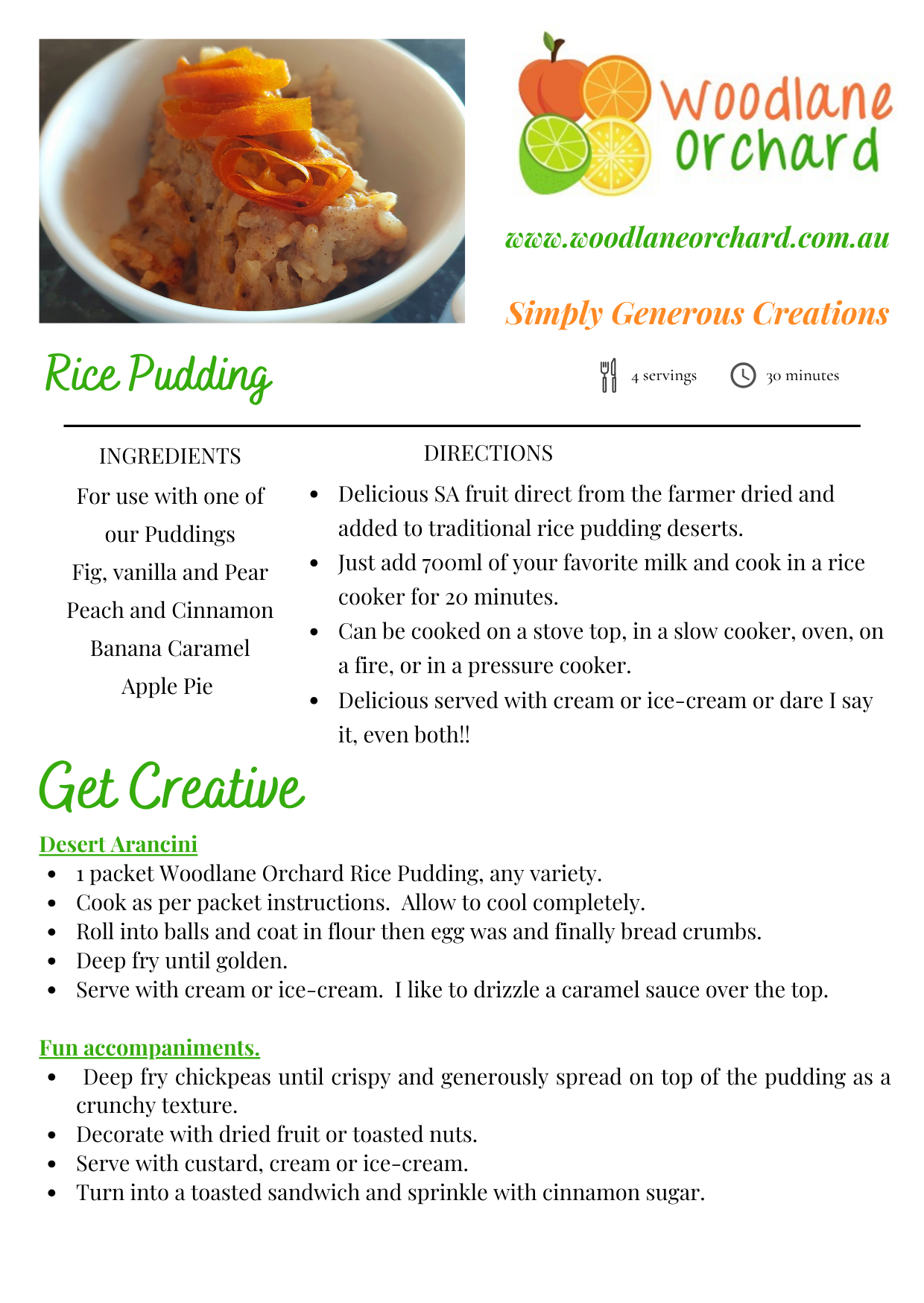 Apple Pie Rice Pudding