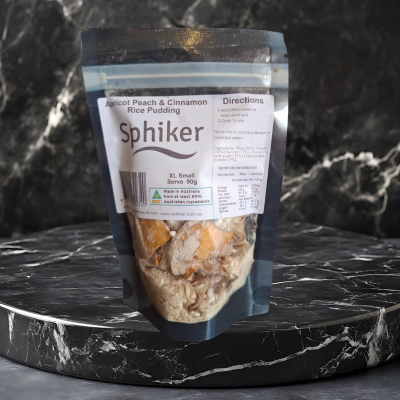 Apricot, Peach and Cinnamon Rice Pudding Dehydrated Australian Hike Food