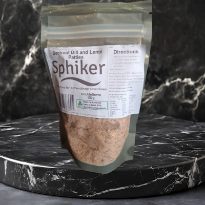 Organic Beetroot Dill and Lentil Pattie