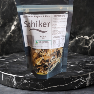 Mushroom Ragout with Rice Dehydrated Australian Hike Food