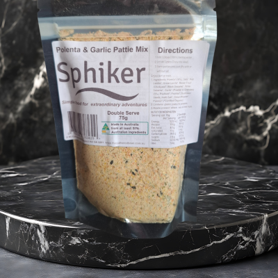 Organic Polenta Garlic Pattie