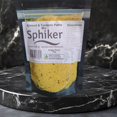 Organic Almond and Turmeric Pattie