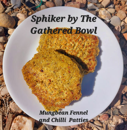 Organic Mungbean Fennel and Chilli Pattie image 2